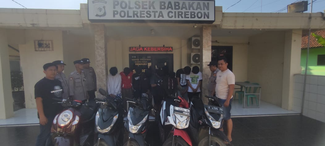 Dapat Laporan Warga, Polsek Babakan Gagalkan Tawuran Antargeng Motor untuk Konten Medsos