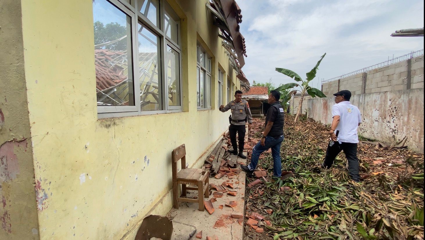 Baru Direhab Tahun 2021, 3 Ruang Kelas Sekolah Dasar di Majalengka Ambruk