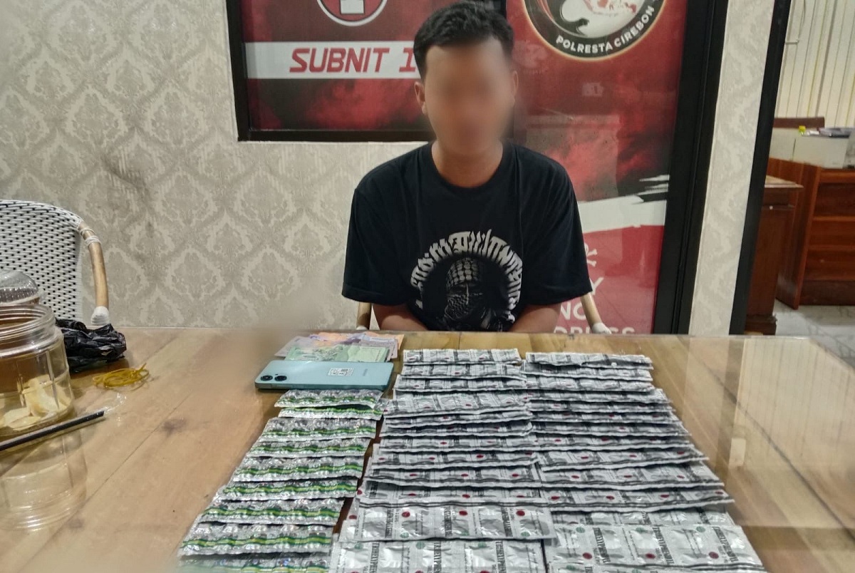 Pemuda Asal Gebang Ditangkap Polisi, Pengedar OKT di Pabedilan