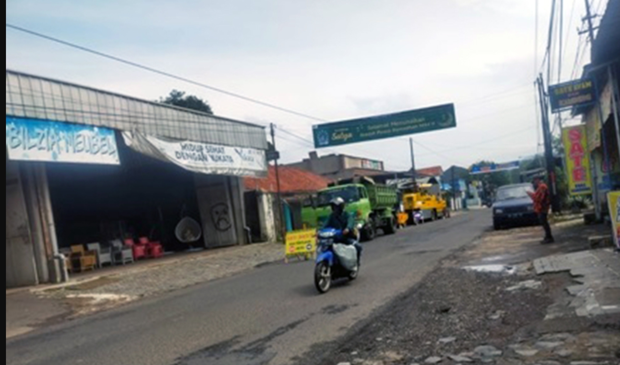 JELANG MUDIK Begini Kabar Perbaikan Jalan Raya Majalengka - Cikijing - Talaga