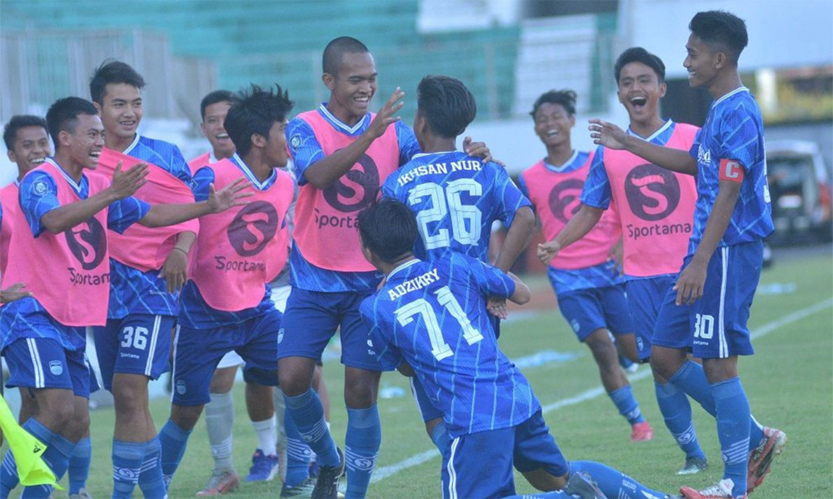 2 Pemain Muda Cirebon Jadi Starter, Persib U-20 Menang 3-0 atas PSS Sleman