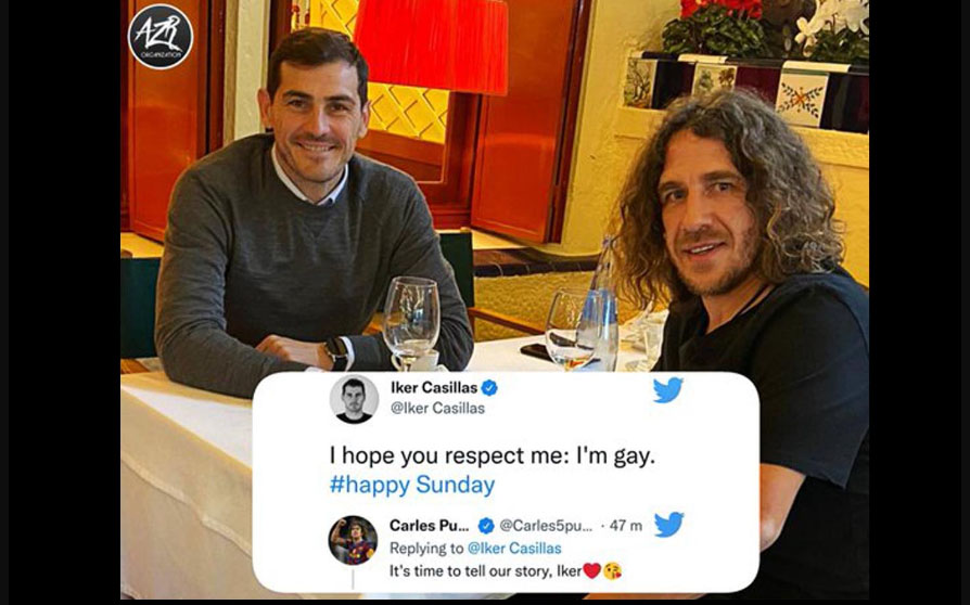Iker Casillas Mengaku Gay, Tanggapan Carles Puyol Bikin Tambah Penasaran