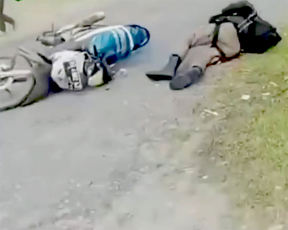OPM Bagikan Video Briptu Rudi Agung Terkapar di Samping Sepeda Motor, Kaki Masih Bergerak
