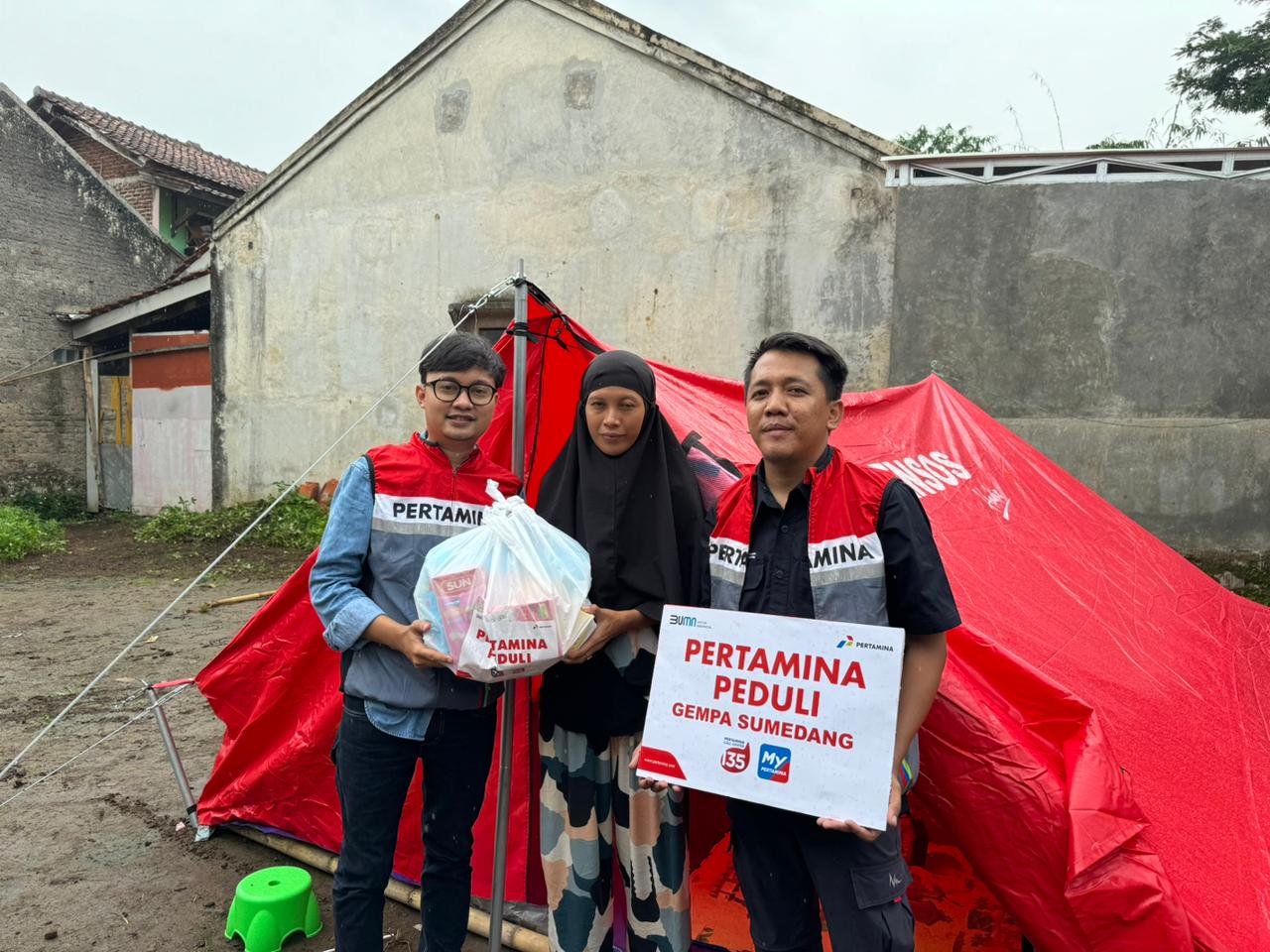 Pertamina Patra Niaga Regional JBB Peduli Gempa Sumedang