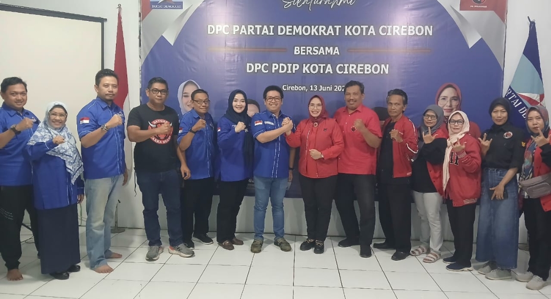 PDI Perjuangan dan Partai Demokrat Intensifkan Komunikasi Politik di Kota Cirebon