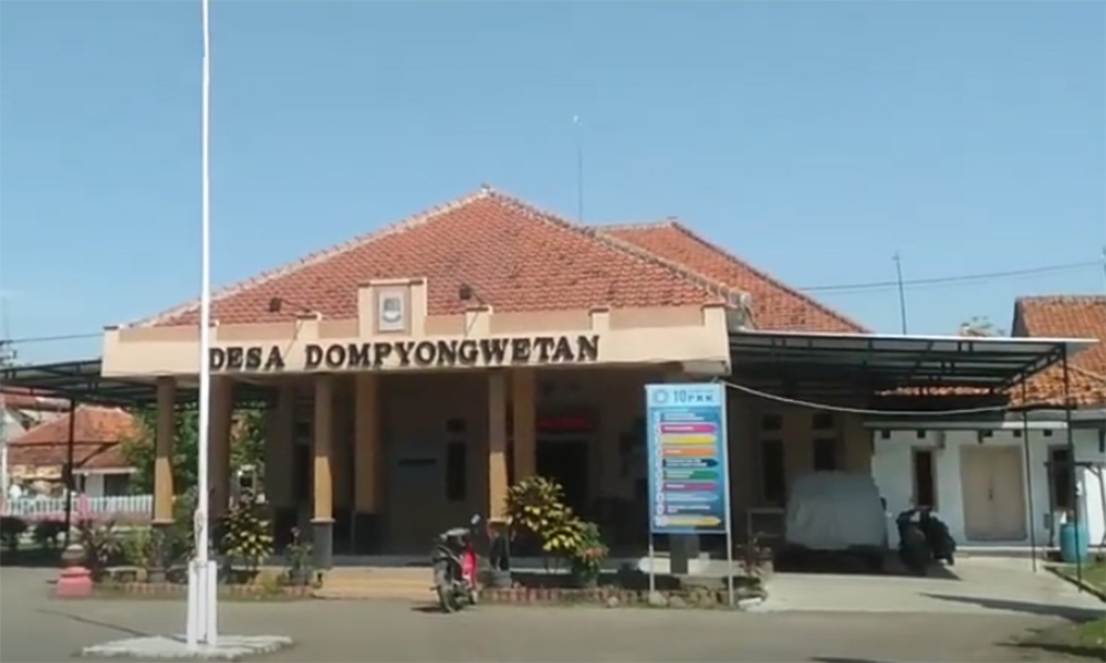 Sejarah Desa Dompyong, Terbentuk lewat Sayembara Pembuatan Bedug