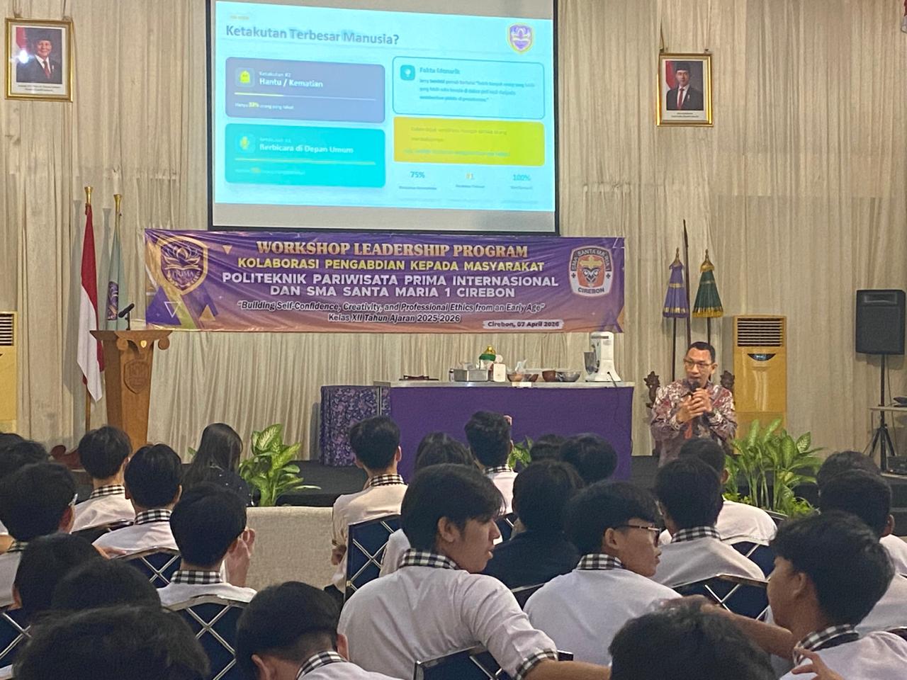 SMA Santa Maria 1 Cirebon Gelar Workshop Leadership Program