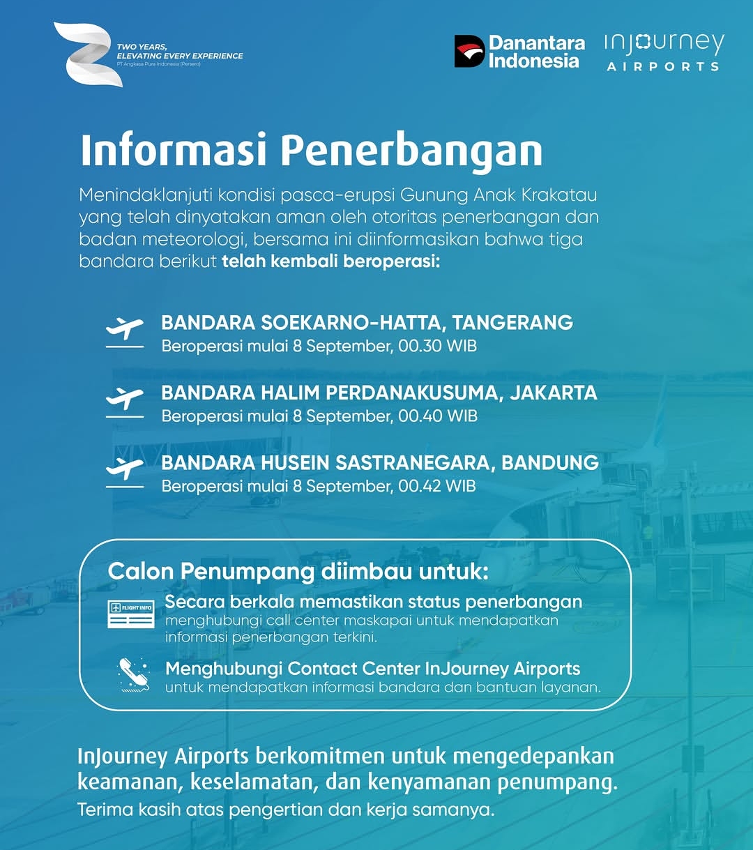 Penerbangan Soekarno-Hatta Dibuka Bertahap, Penumpang Diminta Cek Jadwal Maskapai