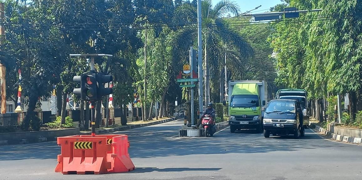 Dishub Segera Memperbaiki Lampu Merah Perempatan Komplek Pemkab 