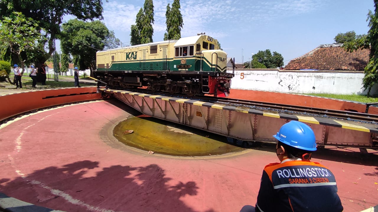 Mengenal Turn Table Stasiun Kejaksan Kota Cirebon, Sudah Ada Sejak Tahun 1913