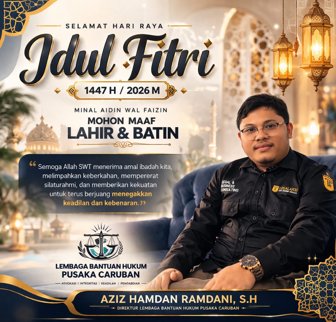 Idul Fitri 2026, LBH Pusaka Caruban  Luncurkan Program Konsultasi Hukum Gratis