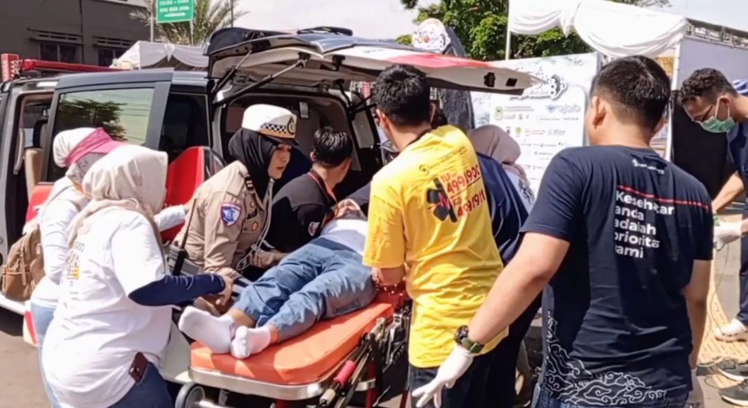 Tenaga Medis Tour de Linggarjati Alami Serangan Jantung, Penanganan Berlangsung Dramatis
