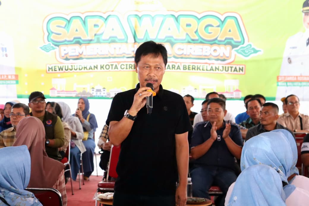 Hadiri Sapa Warga, Walikota Cirebon Sampaikan Progres Pembangunan Infrastruktur Jalan 