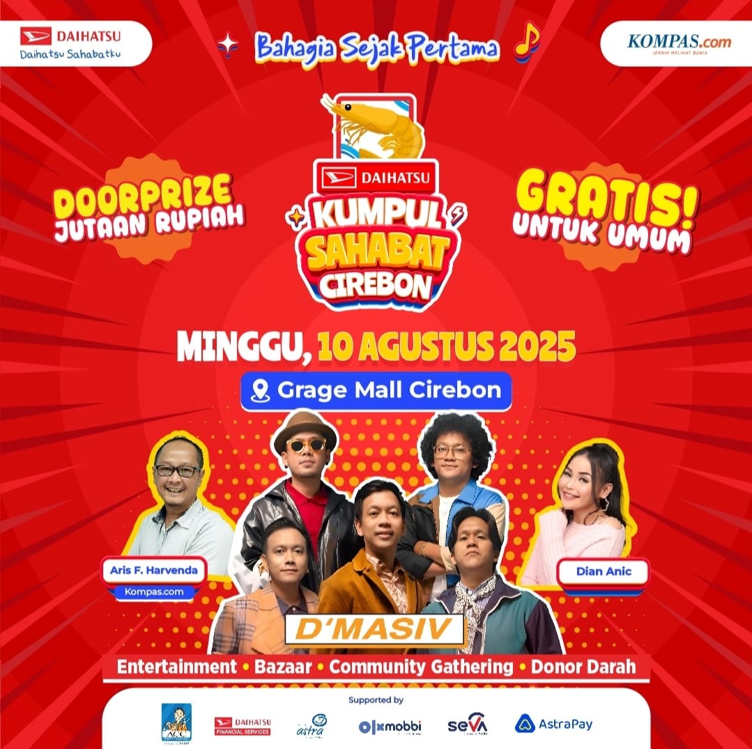 Daihatsu Kumpul Sahabat Sambangi Cirebon 10 Agustus 2025, Semua Bisa Ikut!