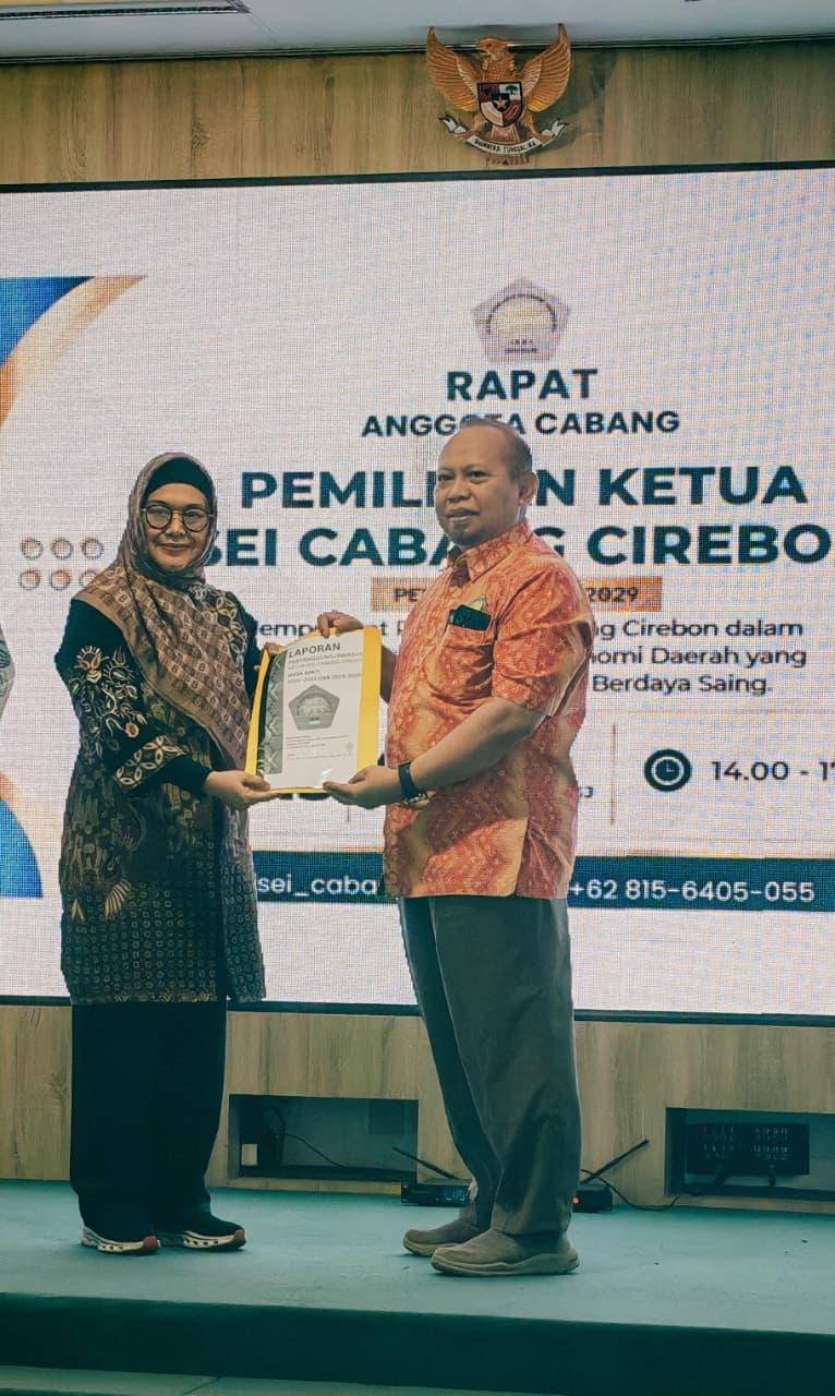 Acep Komara Nahkoda Baru ISEI Cabang  Cirebon