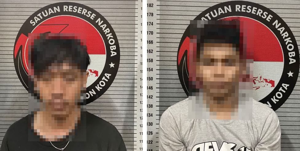 Edarkan Tembakau Sintetis, Dua Pemuda Diamankan Satresnarkoba Polres Cirebon Kota 