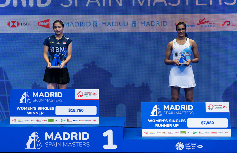 Komentar Gregoria Mariska Usai Kalahkan Pusarla Sindhu Lalu Juara Spain Masters 2023