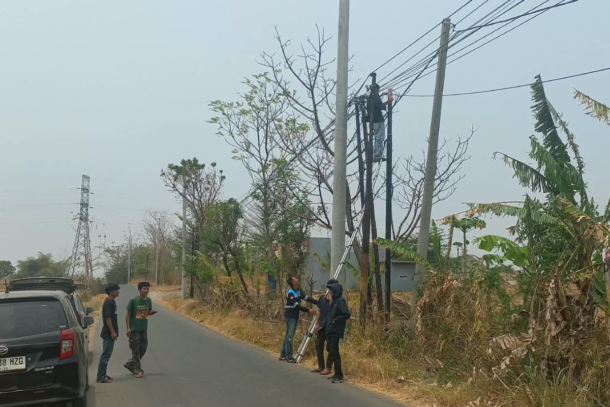 Kabel Putus Picu Kecelakaan di Majalengka, Provider Dipanggil