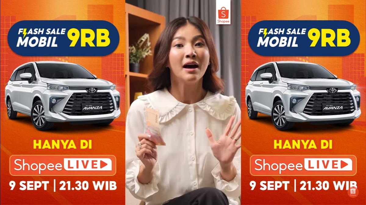 Cara Dapat Mobil di Flash Sale Shopee dengan Harga Rp 9 Ribu Saja, Simak Baik-baik, Siapa Tau Kamu Berikutnya