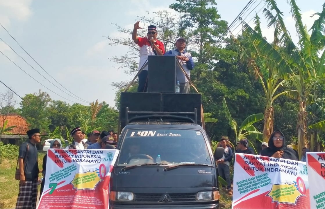 Demo Al Zaytun Hari Ini, Korlap: Kamaruddin Simanjuntak Jangan Ikut Campur