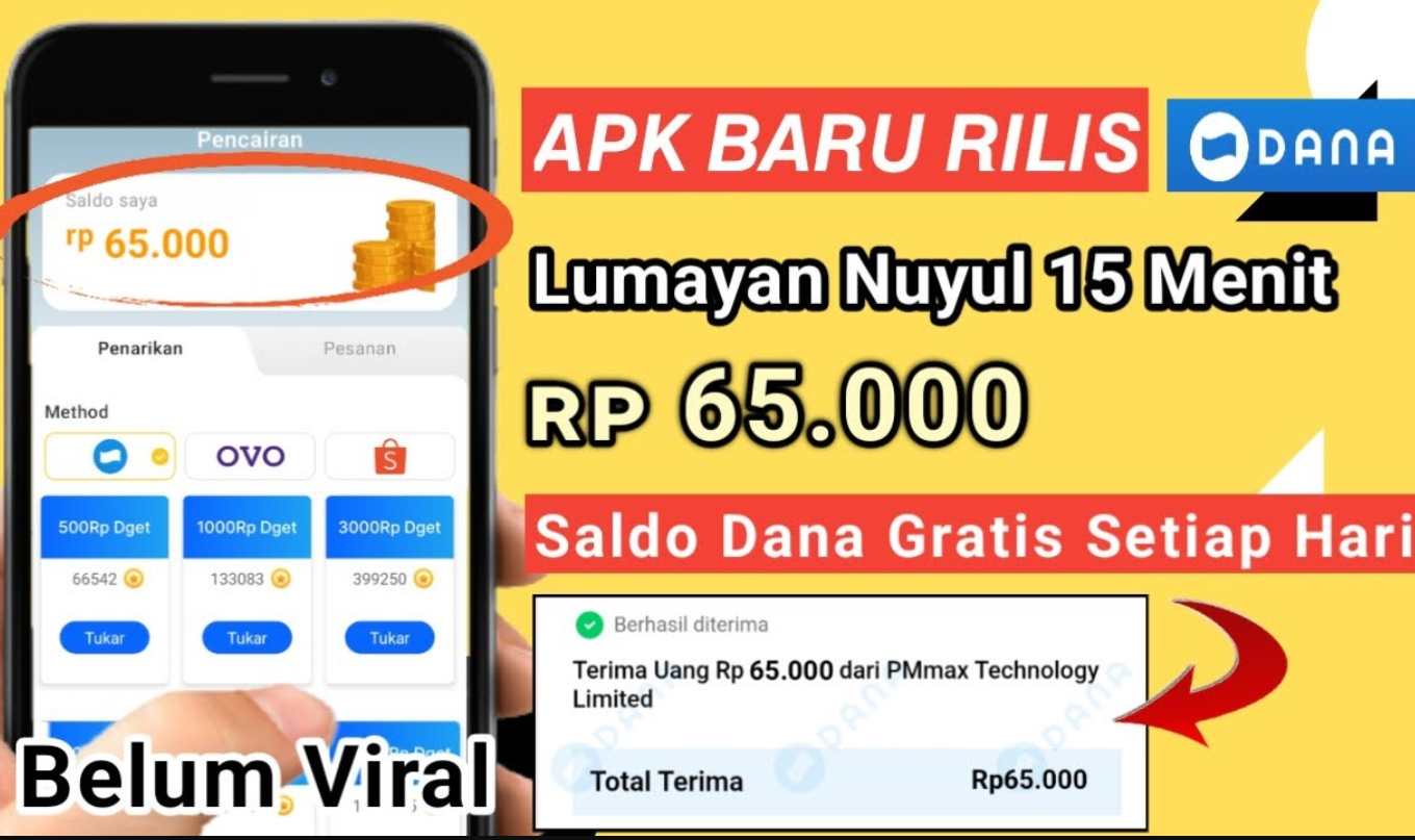 Modal Kerjain Tugas Anak SD Bisa Cuan Saldo DANA Rp120.000 Tanpa Modal, Aplikasi Penghasil Uang Gratis 2025