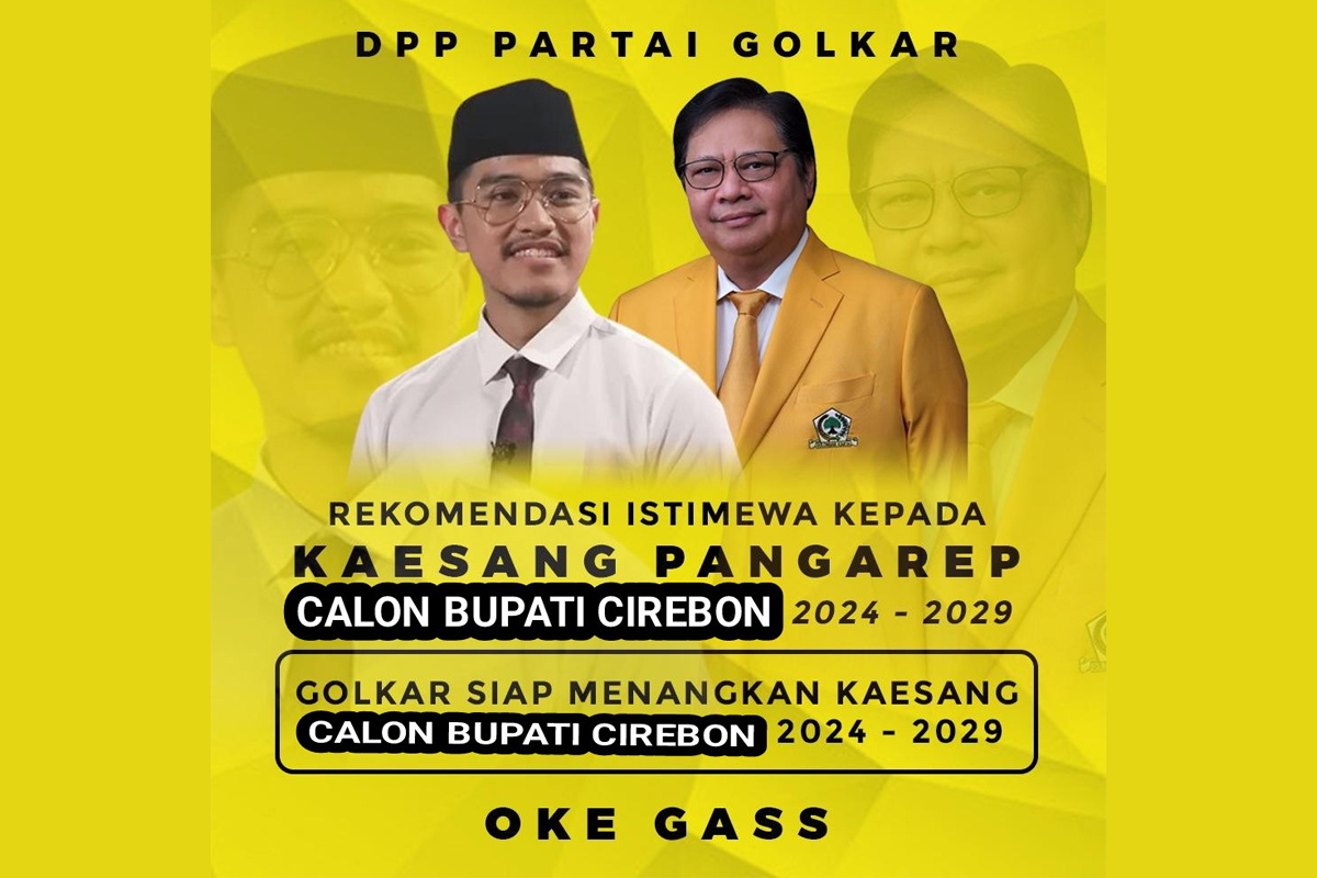 Beredar Isu Kaesang Pangarep Jadi Calon Bupati Cirebon, DPD Golkar Membantah, Simak Kata-katanya