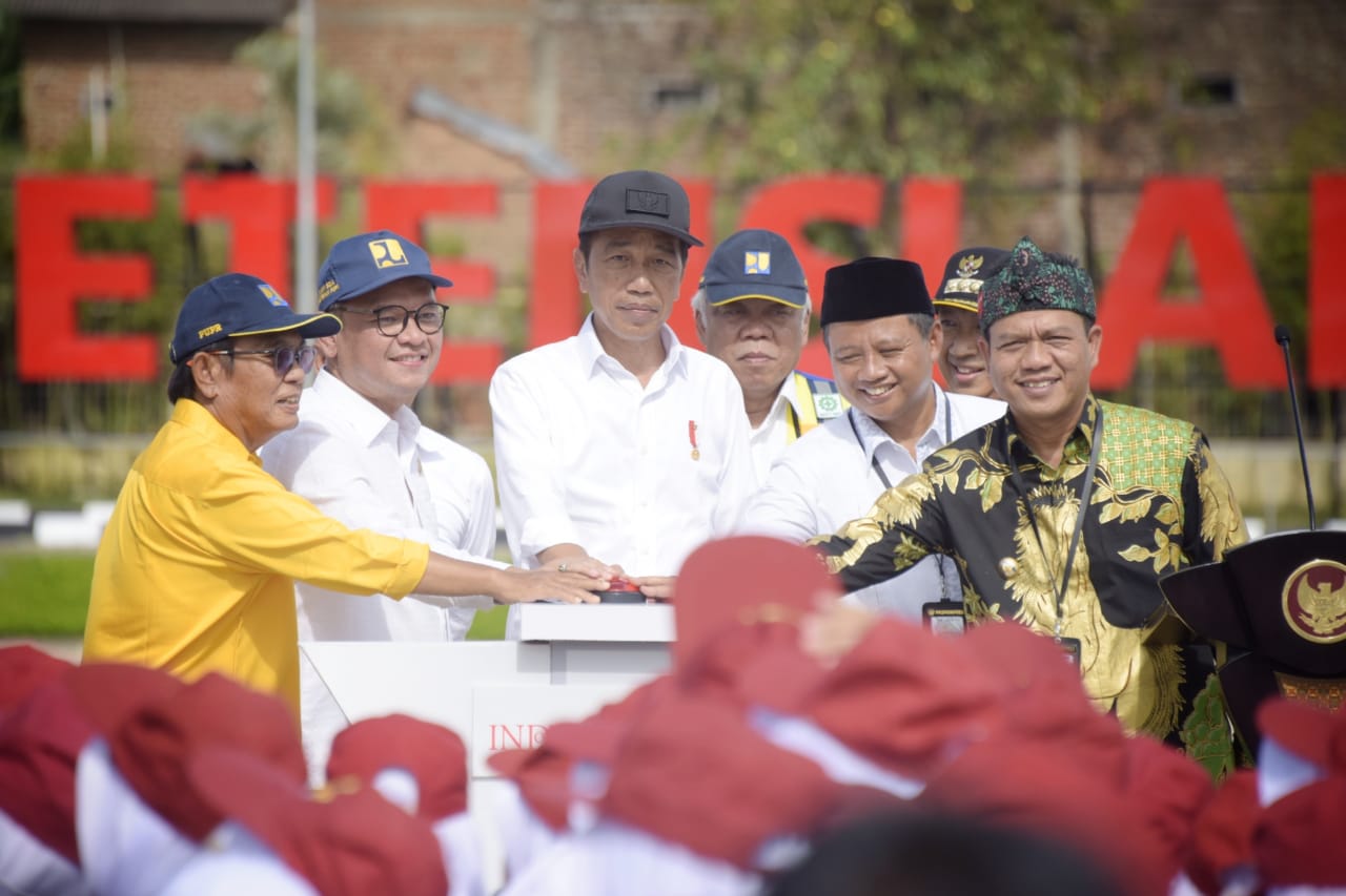Tiga Infrastruktur Pengendali Banjir Kabupaten Bandung Diresmikan Presiden Jokowi