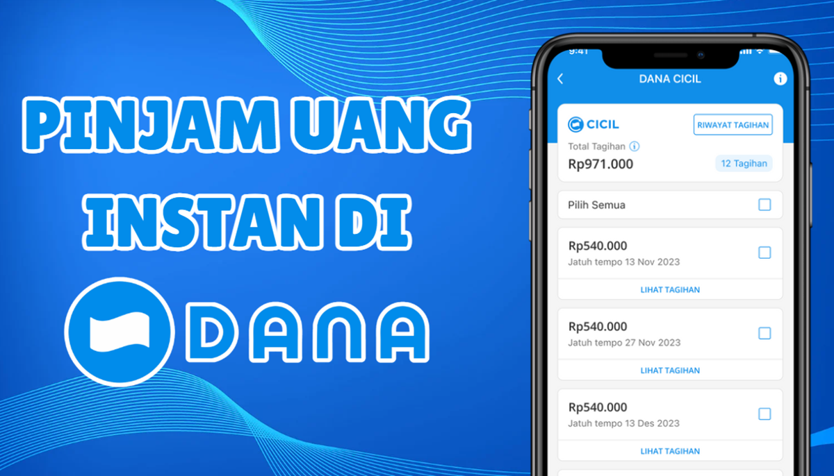 Pinjaman Tunai Tanpa Agunan Resmi OJK dari DANA dengan DANA Cicil, Begini Cara Daftarnya