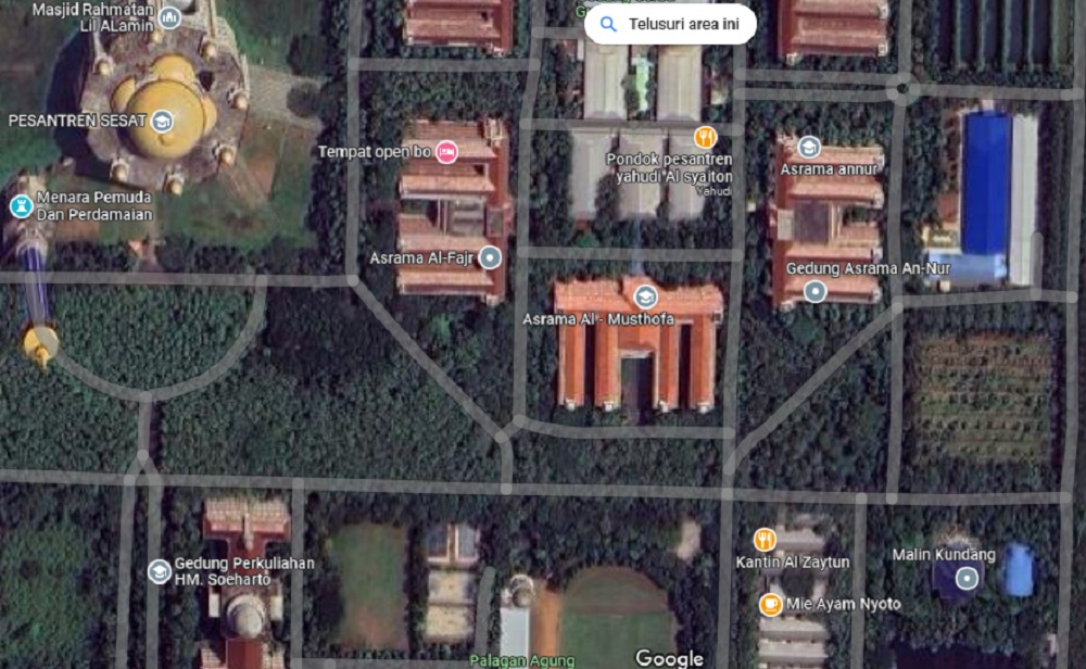 Google Maps Al Zaytun 'Diserang' Ditulisi Pesantren Sesat, Open BO, Yahudi dan Malin Kundang