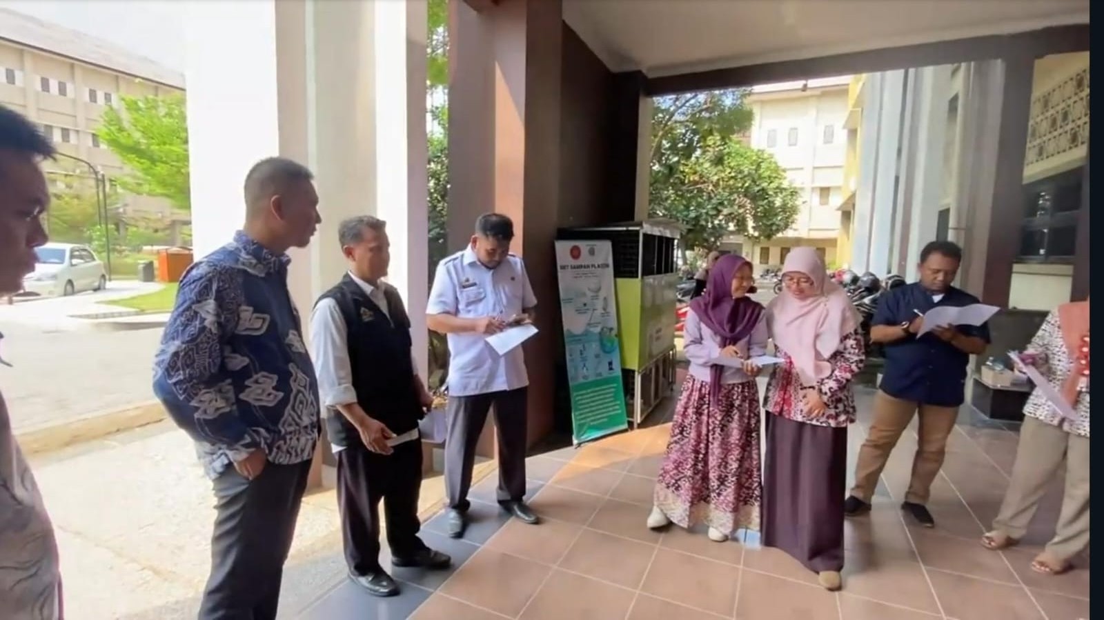 Penilai Lomba Pengelolaan Bank Sampah Helat Verifikasi Lapangan 