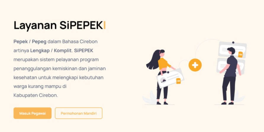SiPEPEK, Aplikasi Layanan Program Penaggulangan Kemiskinan di Kabupaten Cirebon