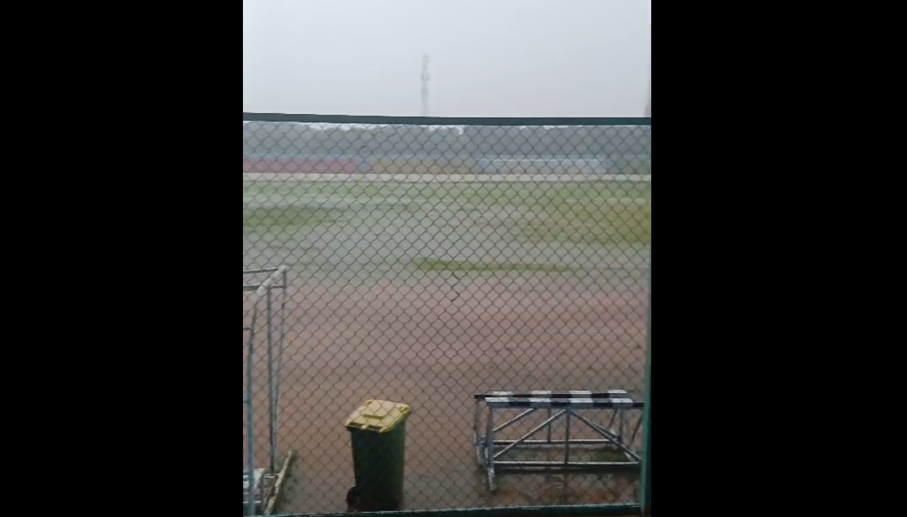 Diguyur Hujan Lebat, Stadion Bima Cirebon Kebanjiran