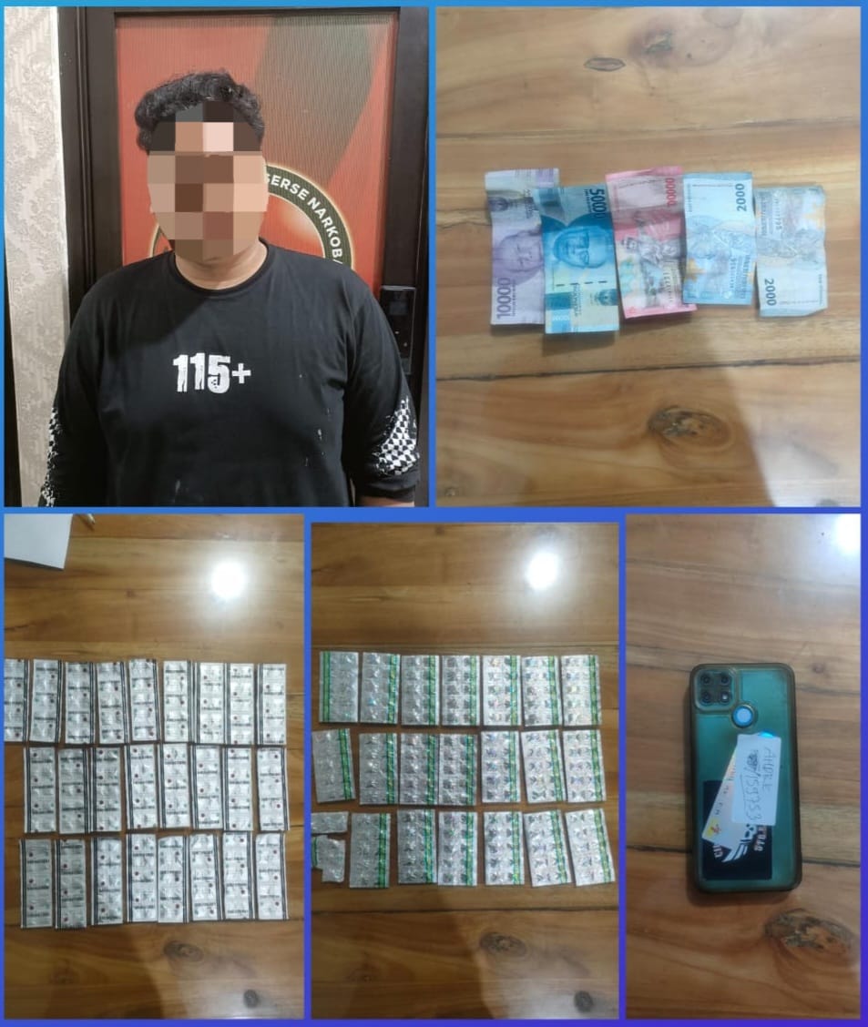 Pengedar Obat Keras Tanpa Izin Diringkus Diringkus Polresta Cirebon, Berikut BB yang Diamankan 