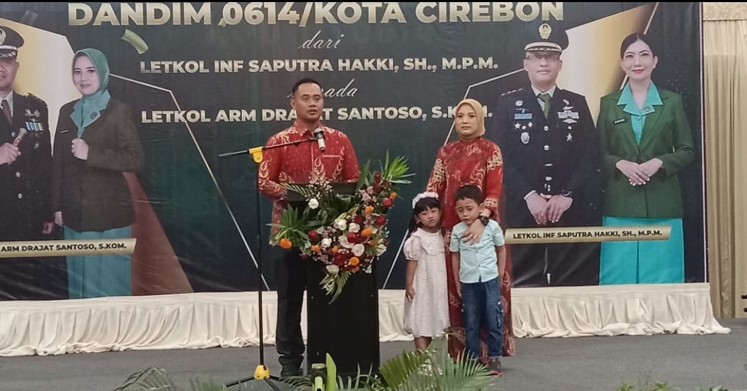Letkol Arm Drajat Santoso Jadi Dandim Baru, Kodim 0614 Kota Cirebon Gelar Pisah Sambut