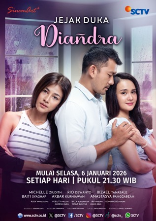 SCTV Tayangkan Sinetron Terbaru 'JEJAK DUKA DIANDRA' Di Awal Tahun 2026