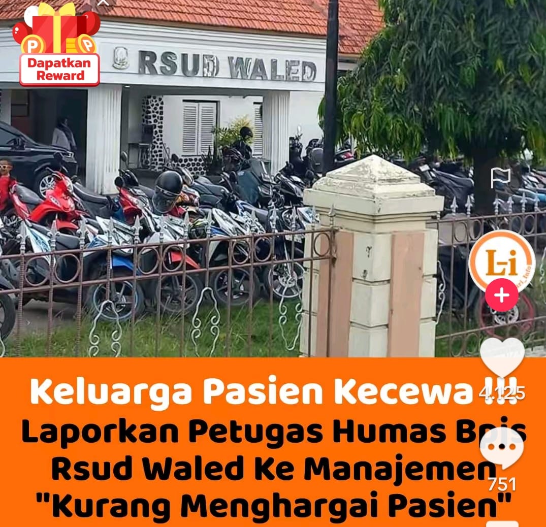 RSUD Waled Viral di TikTok, Netizen Ramai Keluhkan Soal Pelayanan 