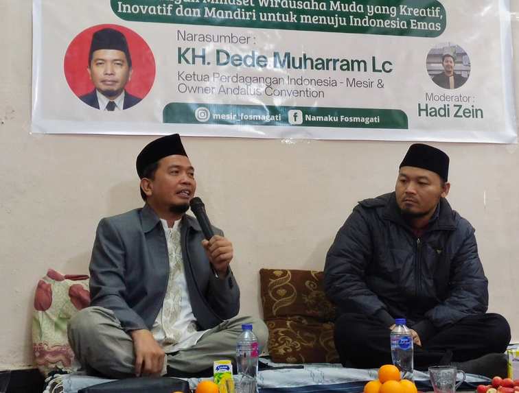 Kang Dede Muharam Berbagi Motivasi untuk Mahasiswa Subang dan Cirebon di Mesir