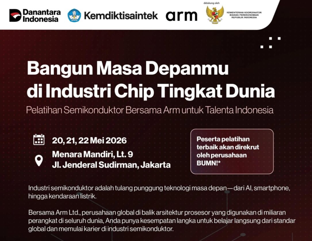 Daftar Sekarang! Pemerintah Buka Pelatihan Semikonduktor, Lulus Bisa Direkrut BUMN