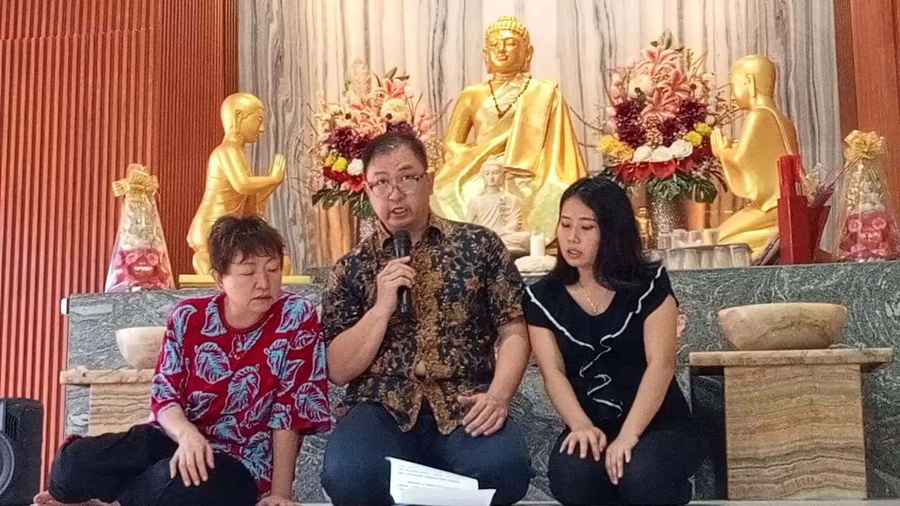 Tiga Pencuri Dua Patung Rupang Lakukan Ritual Minta Maaf kepada Dewa di Vihara Dewi Welas Asih