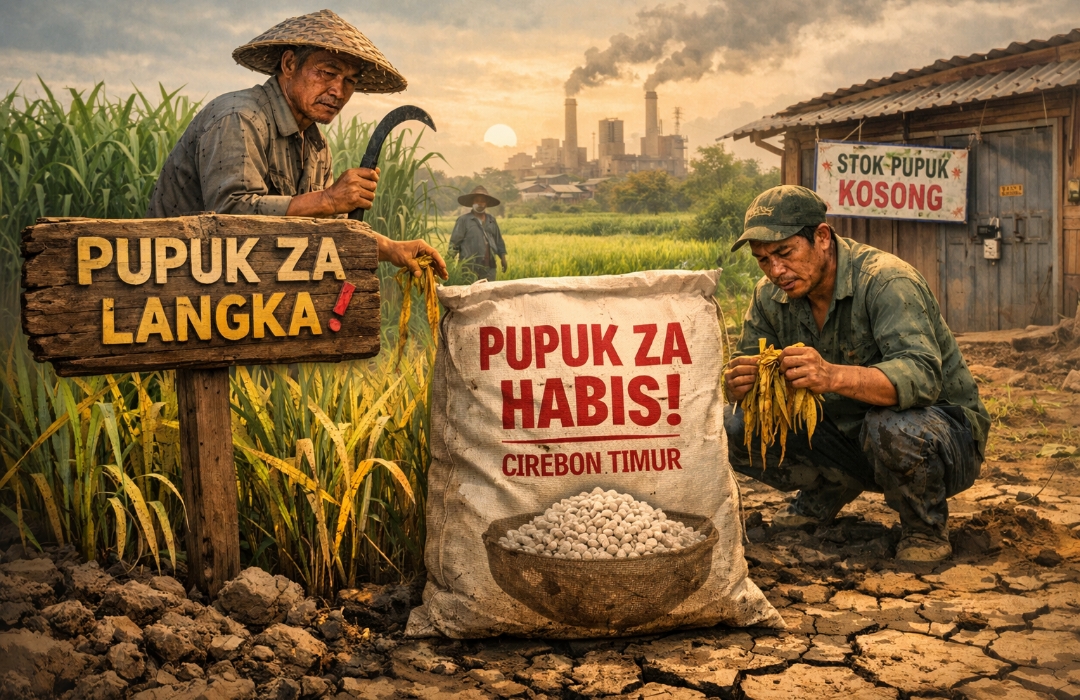 Jeritan Petani Cirebon Timur! Pupuk ZA Sulit Didapat, Hasil Panen Terancam