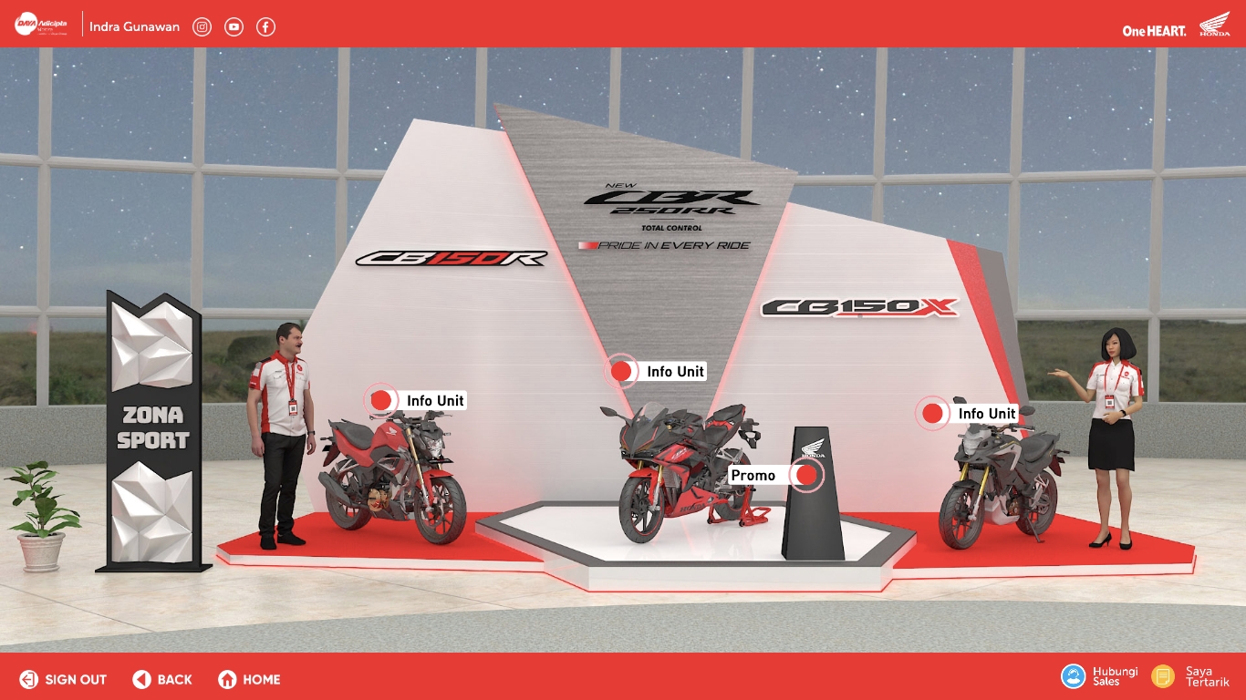 Sambut Tahun Baru, DAM Hadirkan Promo di Pameran Honda Jabar Virtual Expo