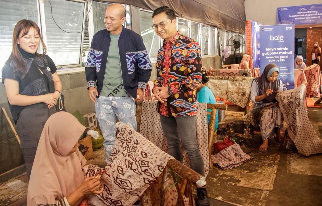 Hari Batik Nasional, BTN Gwlar Literasi Keuangan dan Pelatihan Teknik Membatik Ramah Lingkungan