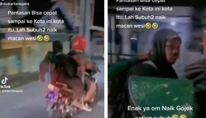 Joko Kendil Naik Motor, Tertangkap Basah Saat Subuh, Katanya Naik Macan Putih?