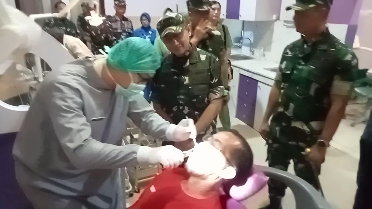 Bakti Kesehatan HUT ke-80 TNI. Danrem: Tingkatkan Kedekatan TNI dengan Rakyat