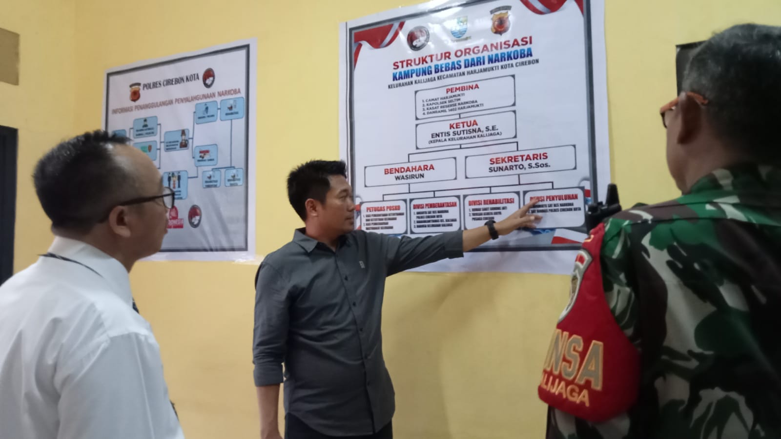 Polres Ciko Pilih Kelurahan Kalijaga Pilot Project Kampung Bebas Narkoba