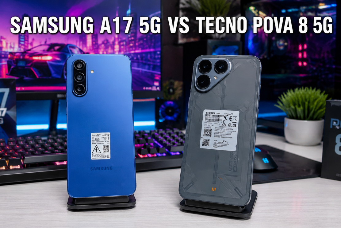 Full Perbandingan Samsung Galaxy A17 Vs Tecno POVA 8 5G, Mana Hp Terbaik? Sama-sama Dilengkapi Kamera 50 MP
