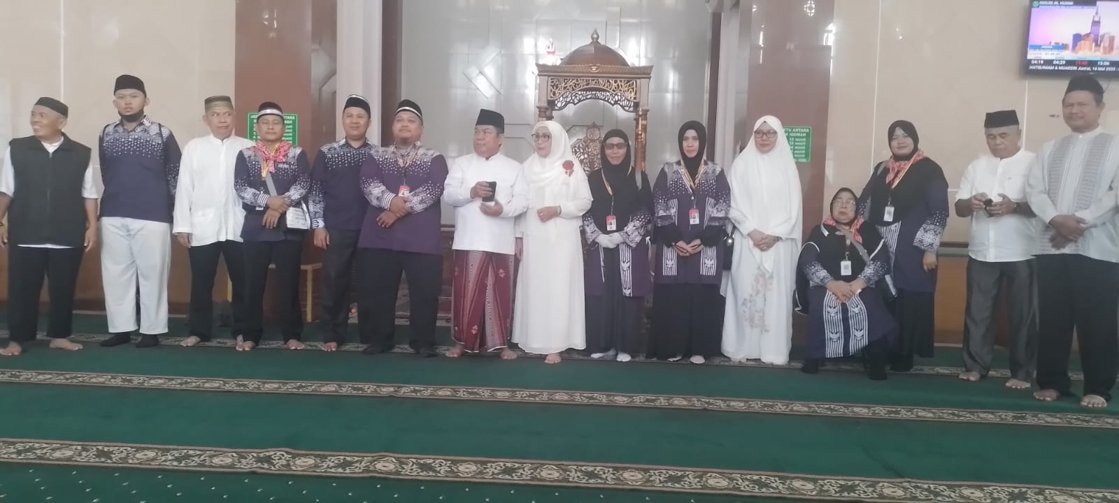 12 Calon Jamaah Haji dari GSP Dilepas di Masjid Al Husna