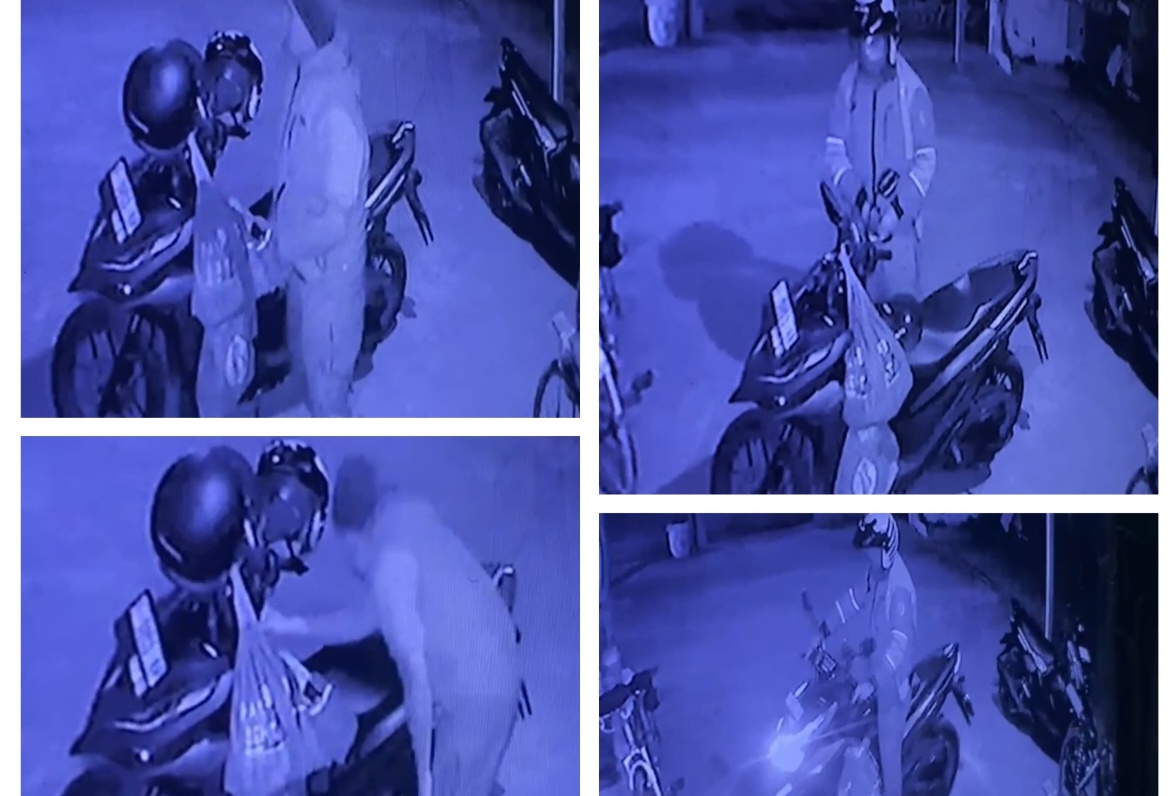 Pencurian Sepeda Motor di Masjid Kota Cirebon Terekam CCTV, Korban Ojek Online Asal Beber