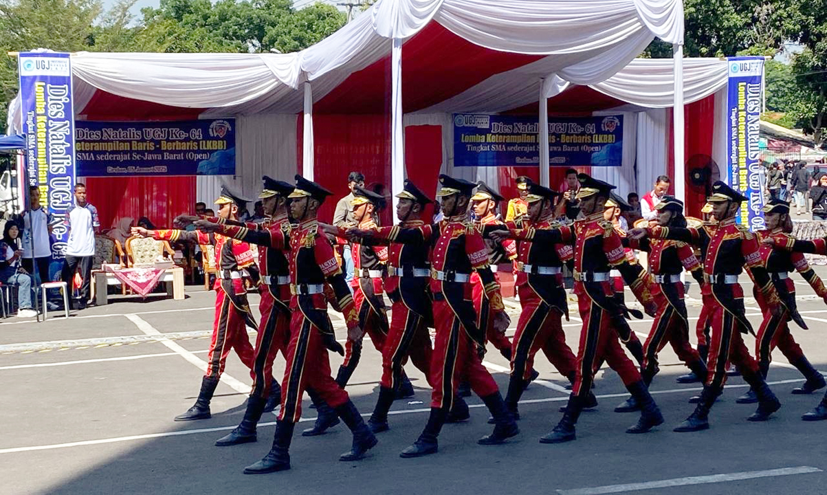 Dies Natalis ke-64, UGJ Gelar Lomba Lomba Keterampilan Baris Berbaris