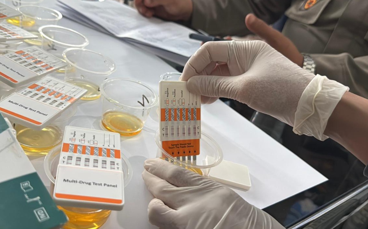 Polresta Cirebon Sidak Sopir Bus, Semua Lolos Tes Urine Operasi Lilin Lodaya